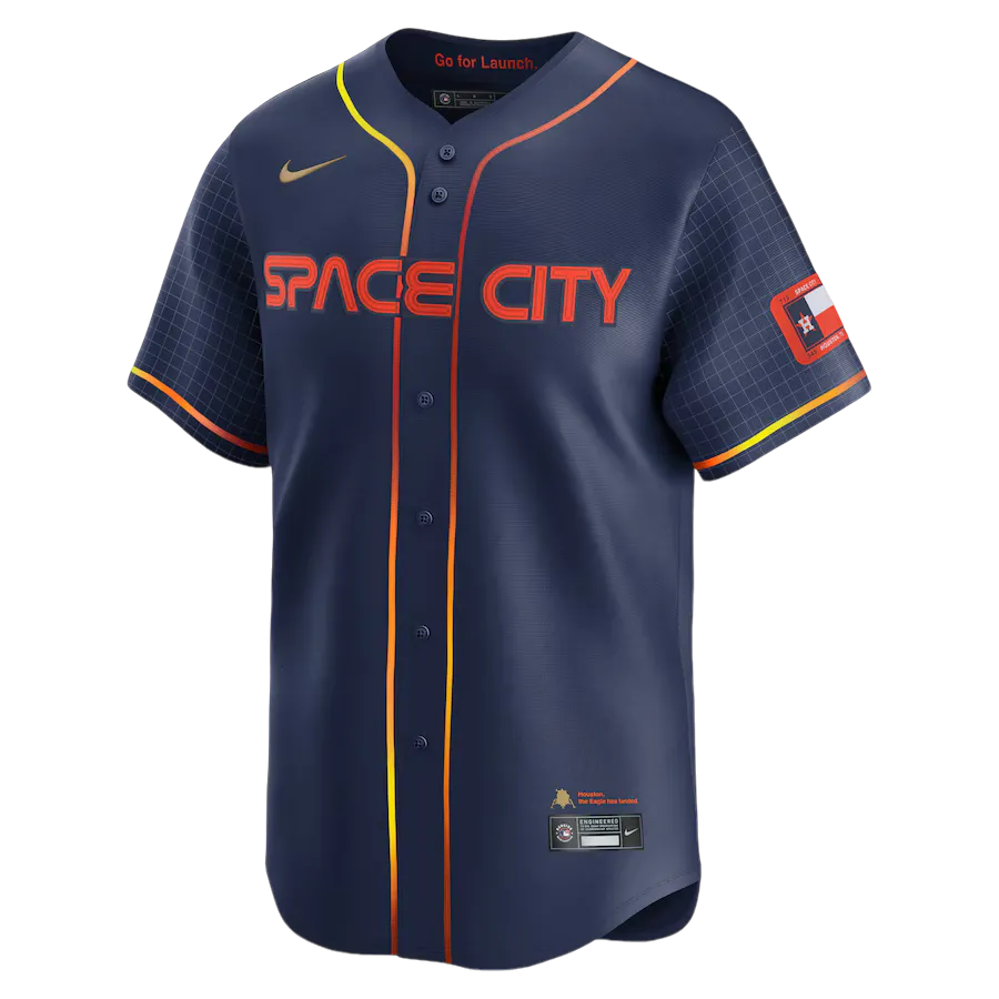 Men's Houston Astros Alex Bregman Nike Navy City Connect Limited